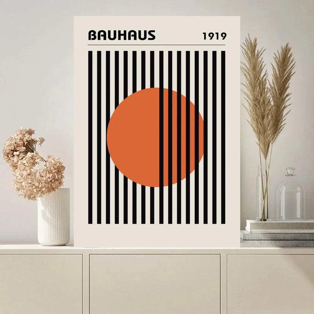 Photography Types - Eenvoudige canvas print schilderij poster Bauhaus