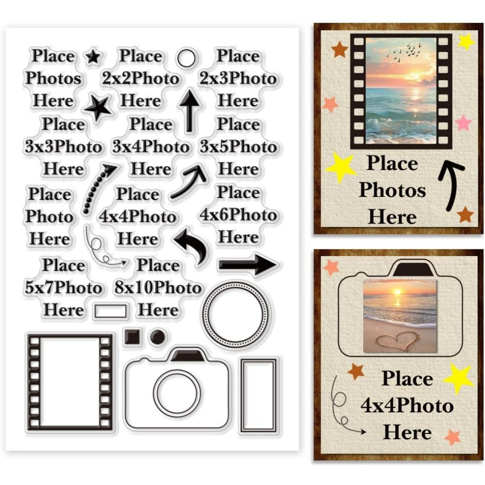 Photography Types - Plaats hier foto Duidelijke stempel Pijl