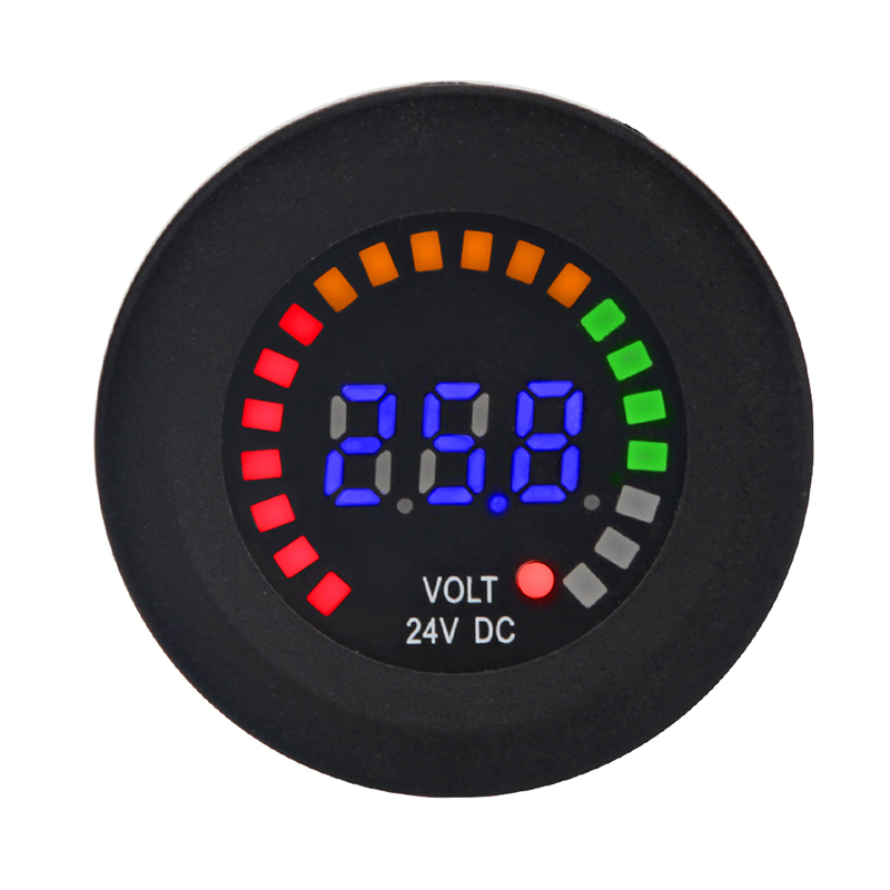 Light Meter Incident - 24V 12V DC voltmeter kleuren LED