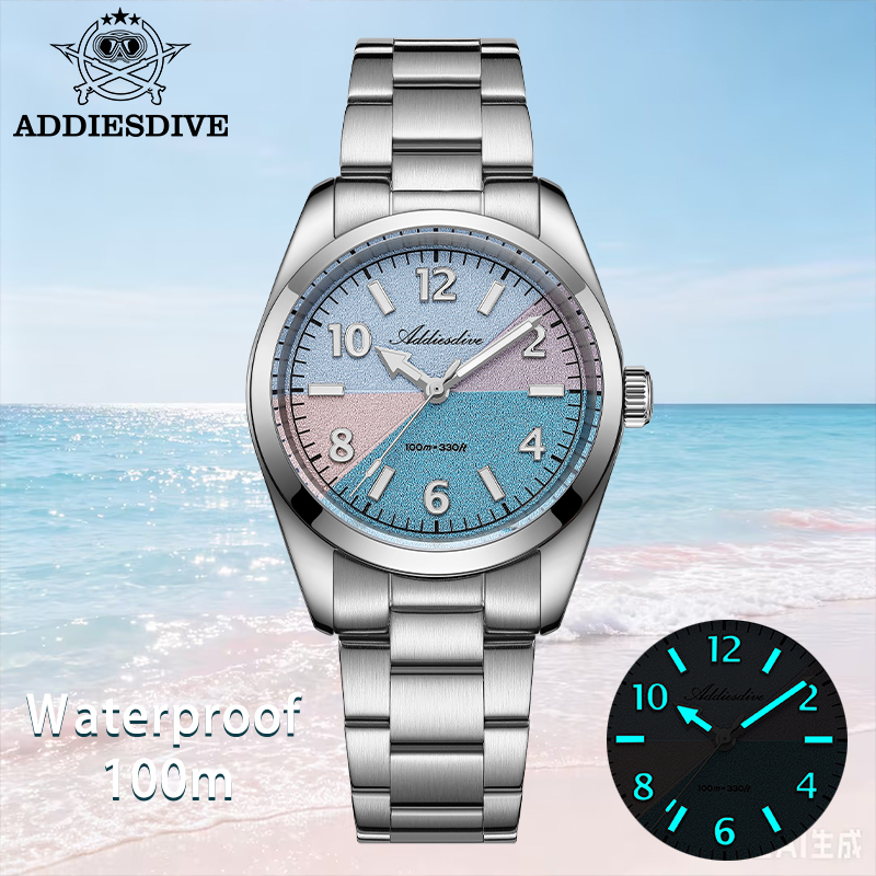 Intervalometer Timer - ADDIESDIVE Saffierglas Horloge Vrouwen Nieuwe Luxe