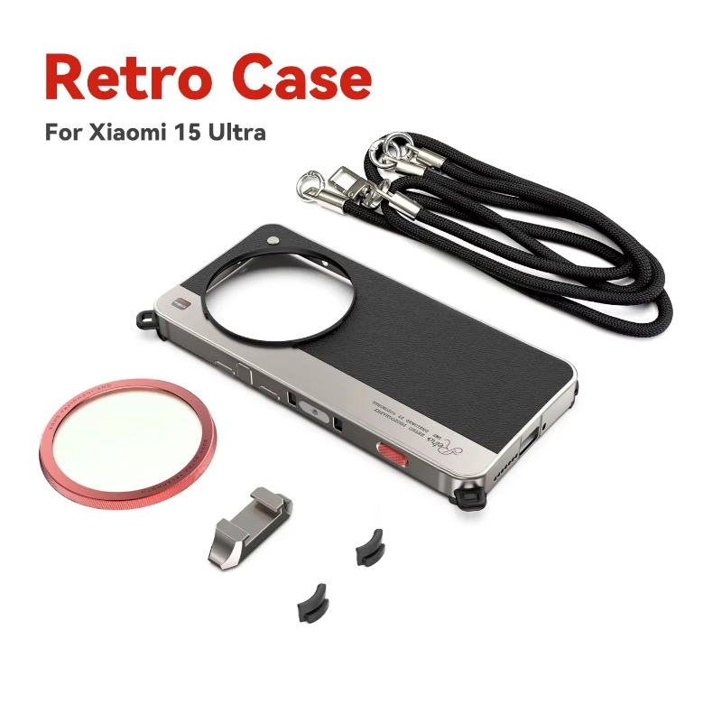 Xiaomi Photography Kit 15 Ultra - Fotorgear-Retro Classic Telefoonhoesje, voor Xiaomi 15