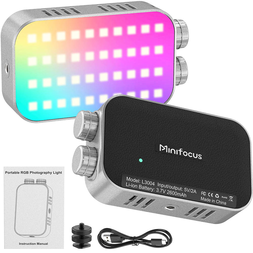 Photography Umbrella Lights - Zakformaat Tofu RGB-vullicht, draagbare LED-lamp, retro