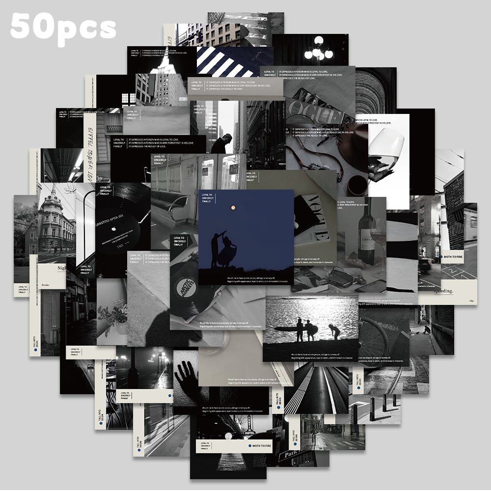 Photography Magazine - 52 stks Britse Romantiek Sticker Retro