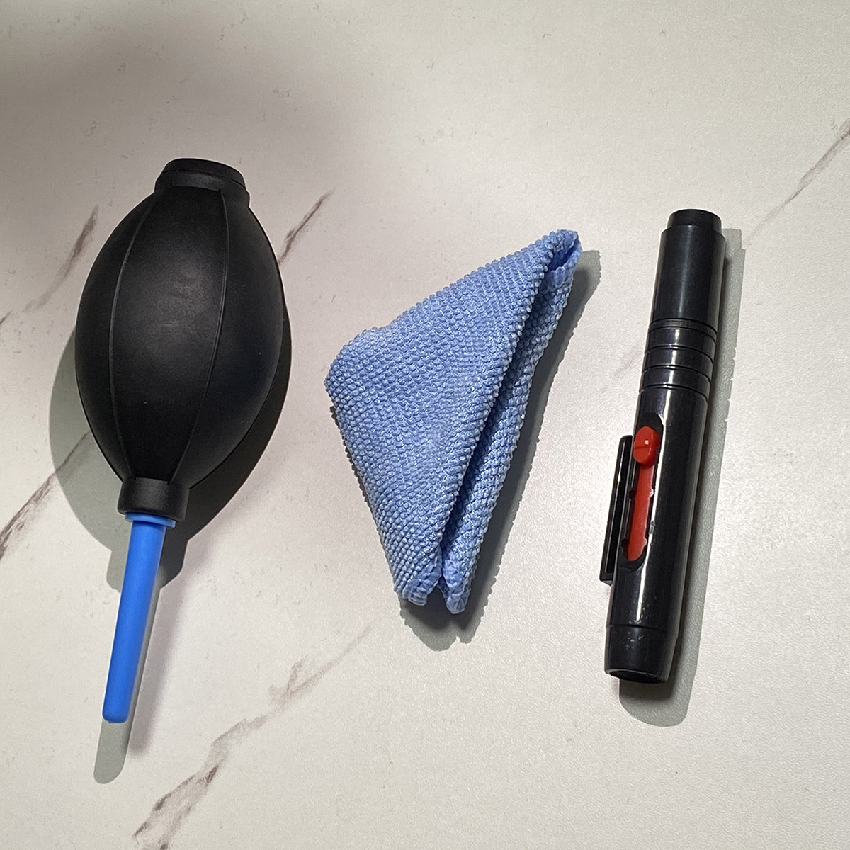 Lens Cleaning Kit - 3-In-1 Reinigingsset Lucht Stofblazer Pomp Lens