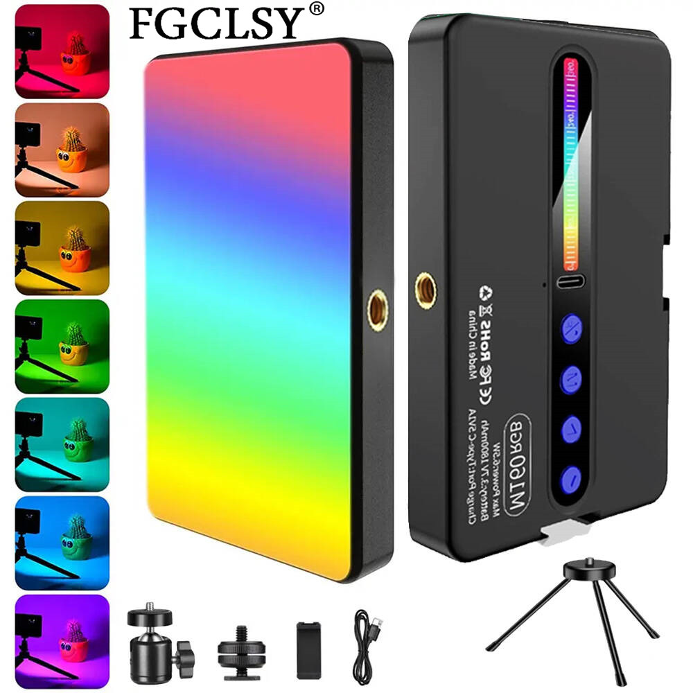 Photography Umbrella Lights - LED RGB-cameralicht Full Color Output Videolichtset
