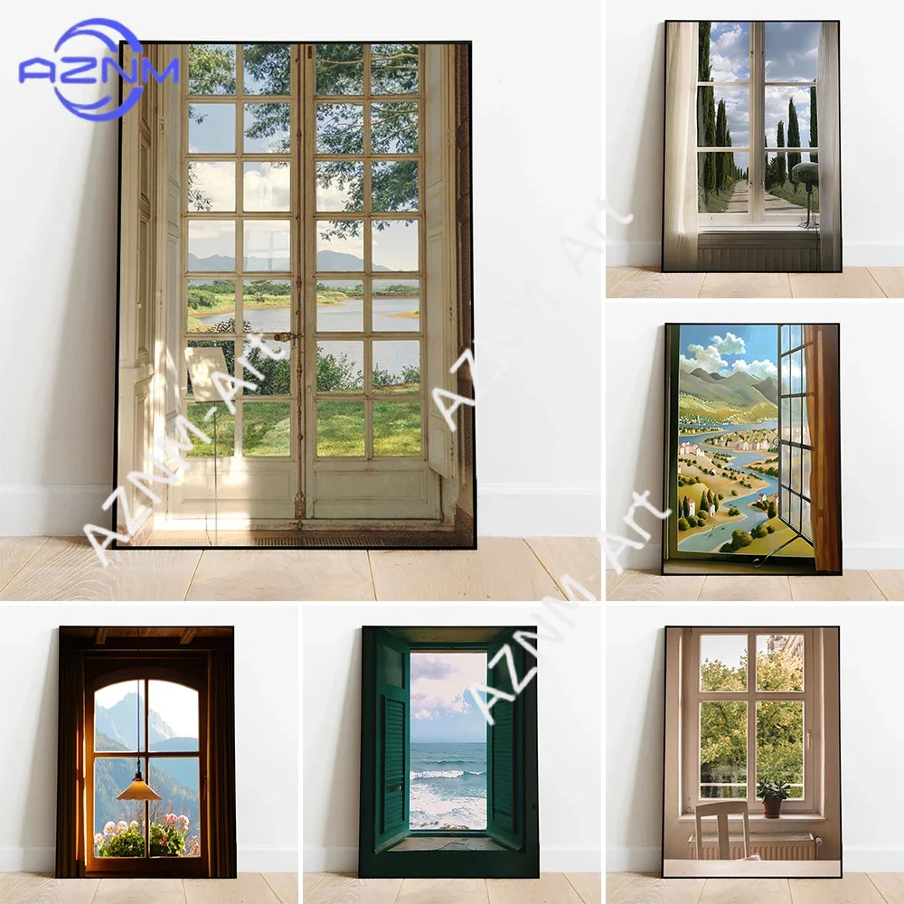 Photography Landscape - Groene landschappen Windows Wall Art Poster