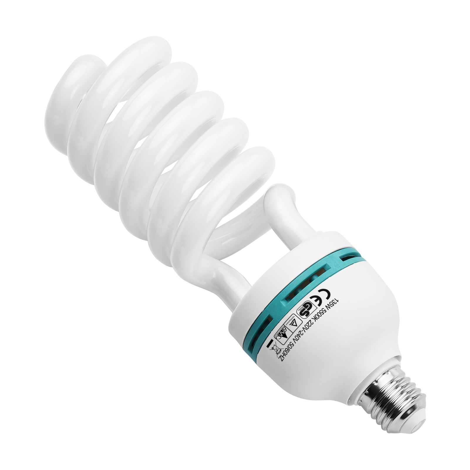 Photography Bulb - Andoer Spiraal Fluorescerende Gloeilamp 135W 5500K