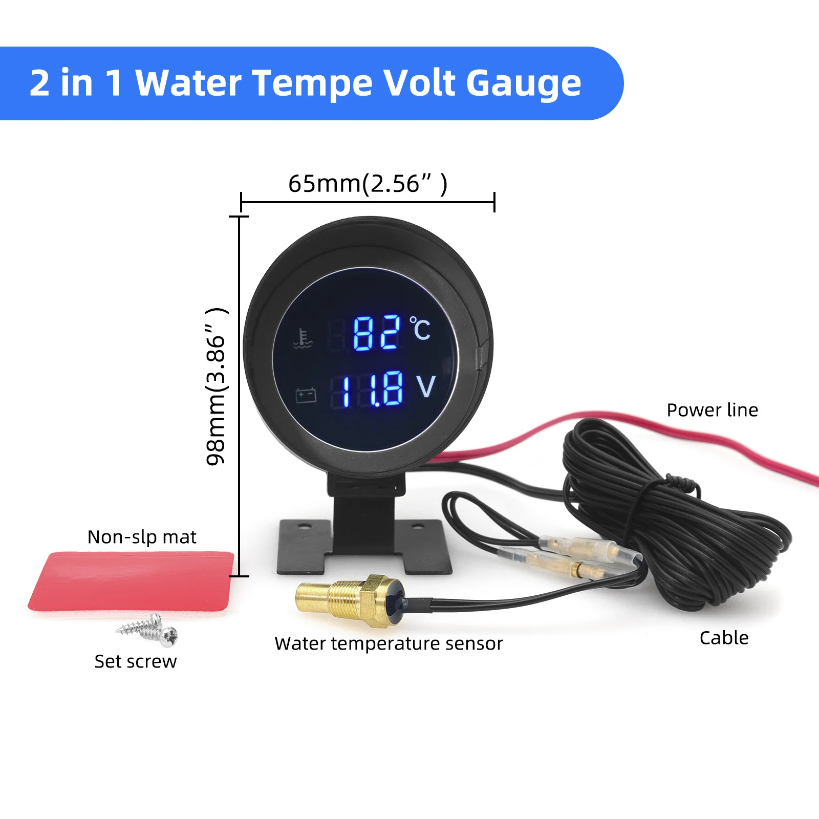 2 in 1 Ronde LED Digitale Wate - Light Meter Incident recensie en prijs