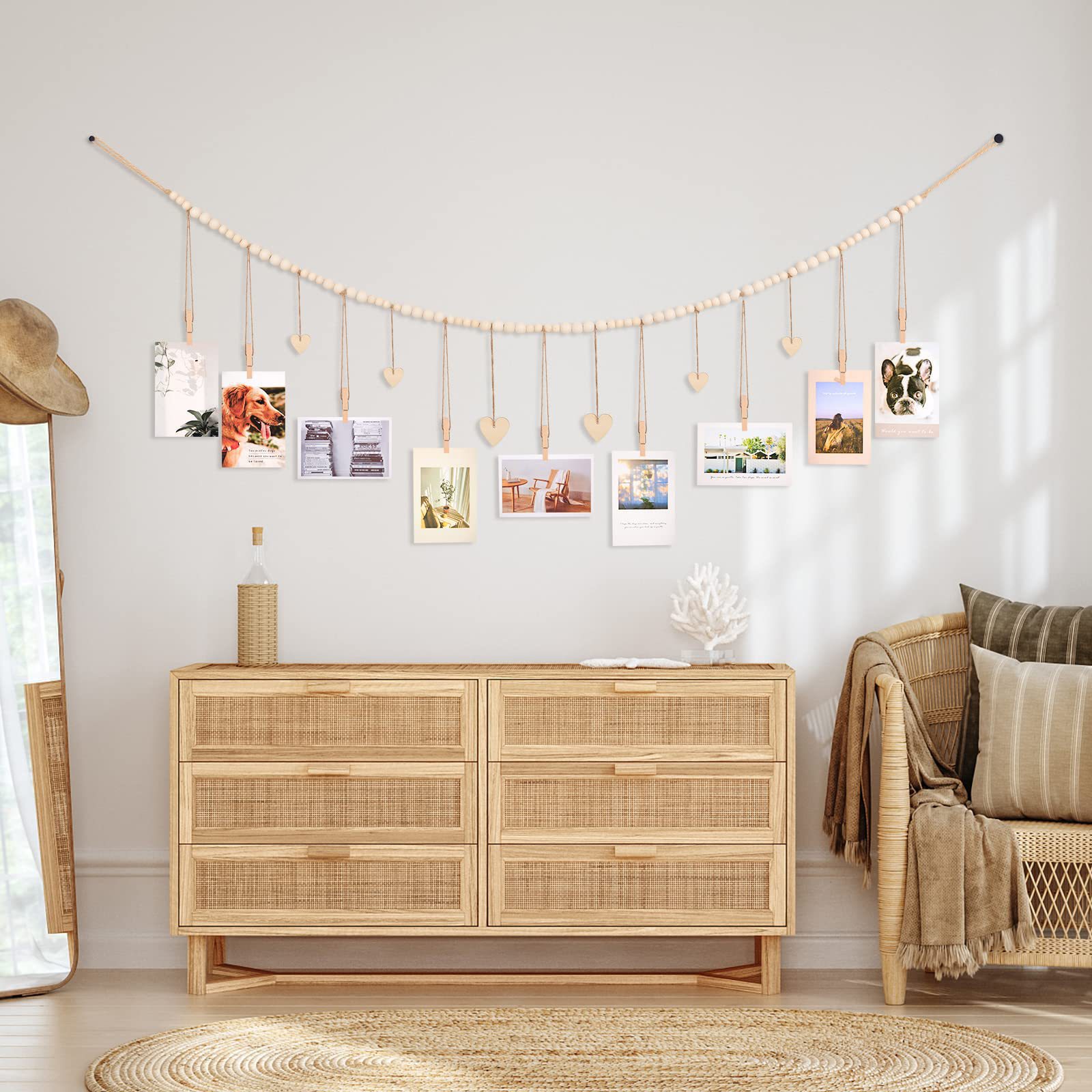 Hangende fotodisplay wanddecor - Photography Types recensie en prijs