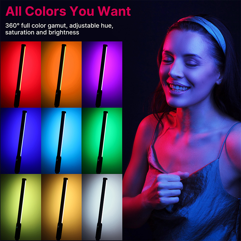 Ulanzi VL119 Handheld RGB Kleu - Photography Bulb recensie en prijs