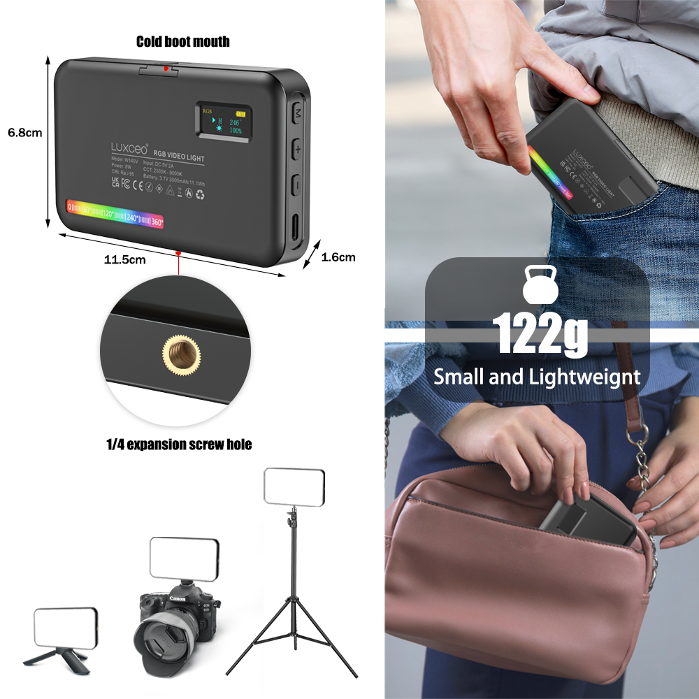 LUXCEO V10 PRO Videolicht RGB- - Photography Umbrella Lights recensie en prijs