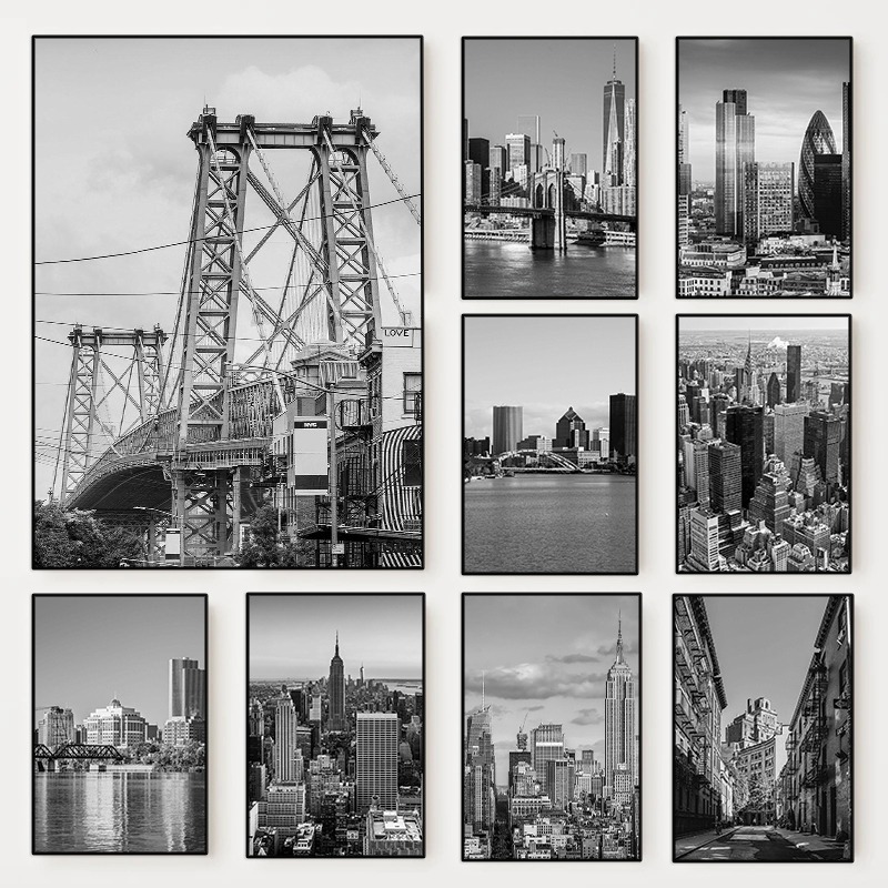 Zwart-wit New York City fotopo - Photography Landscape recensie en prijs