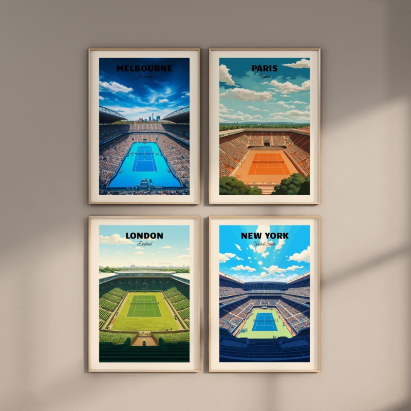 Tennis Majors Poster Londen Ne - Photography Major recensie en prijs