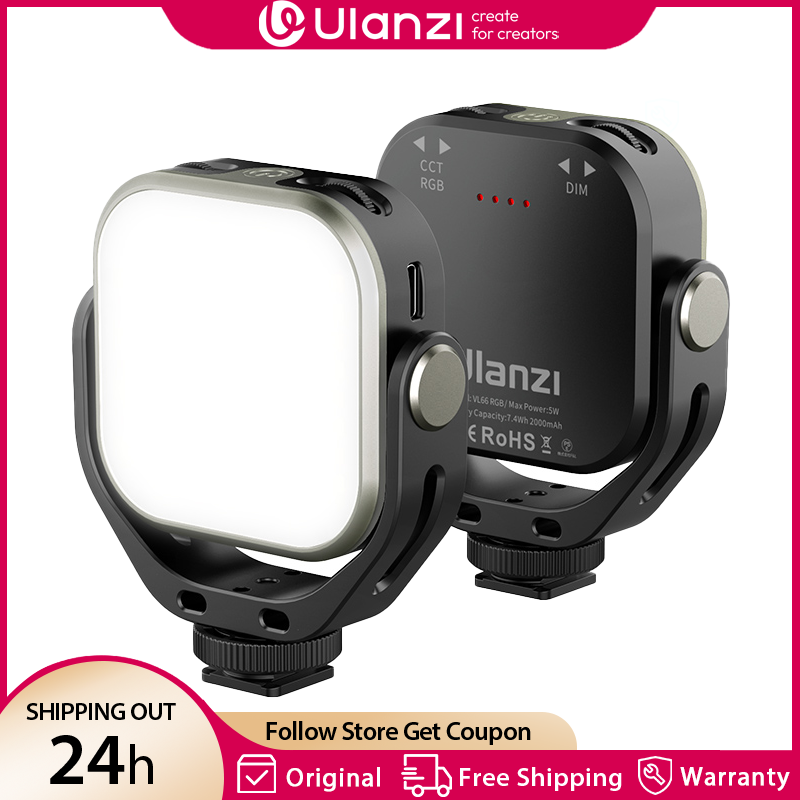 Ulanzi VL66 RGB-videolamp 2500 - Photography Umbrella Lights recensie en prijs