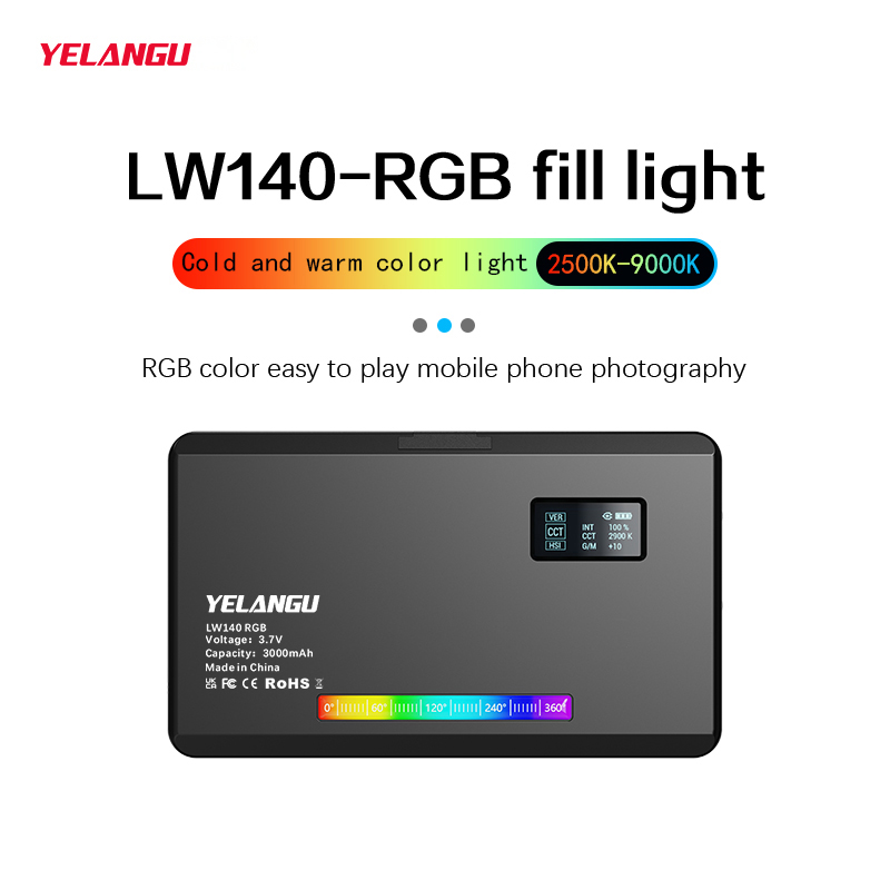 YELANGU RGB LED-videolamp W140 - Photography Umbrella Lights recensie en prijs
