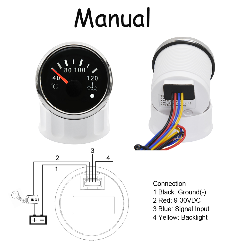 Auto Water Temp Gauge Voor Sen - Light Meter Incident recensie en prijs