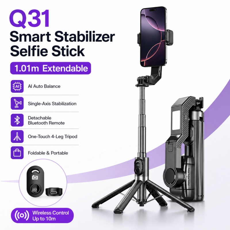 Eénassige telefoon-gimbal-stab - Photography Blog recensie en prijs