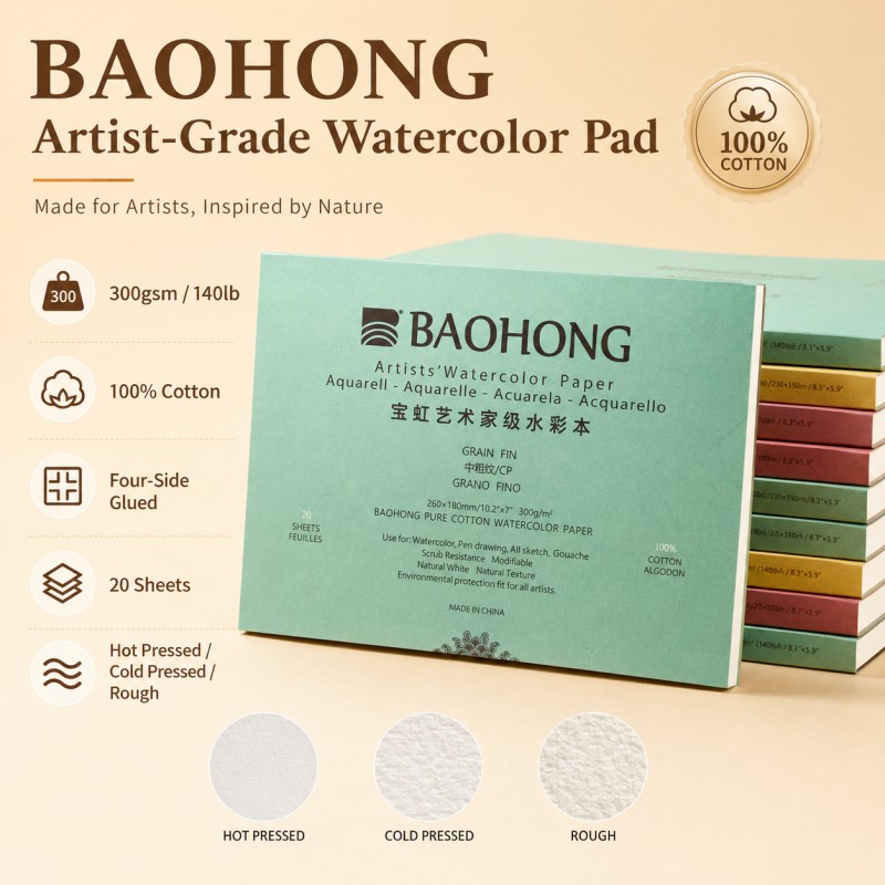 BaoHong Artist Grade Aquarelpa - Photography Architecture recensie en prijs