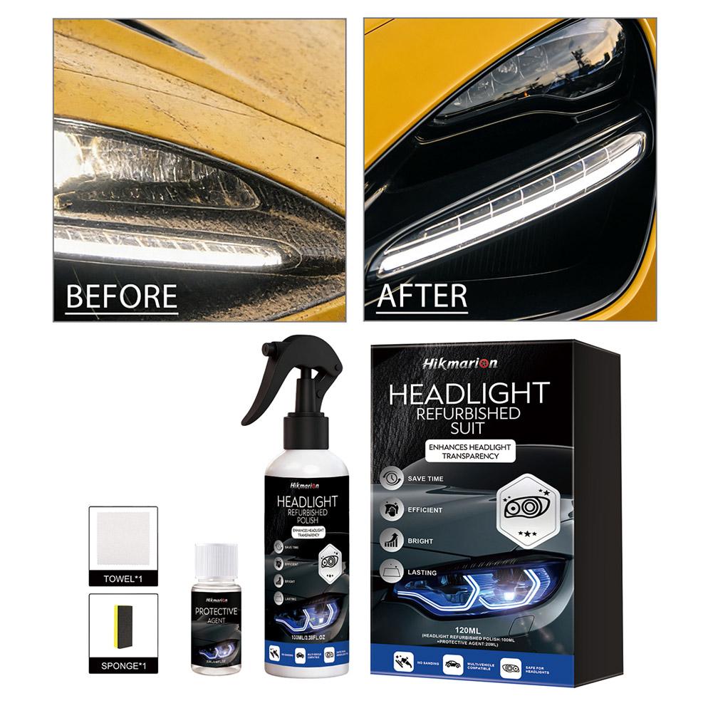 Restauratiekit voor autokoplam - Lens Cleaning Kit recensie en prijs