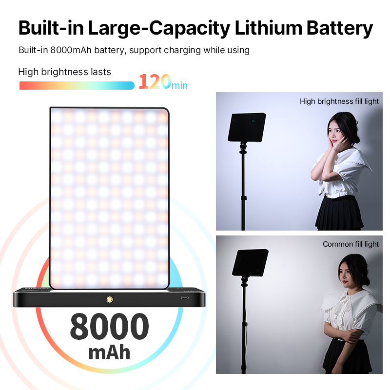 Ulanzi lt003 15w rgb video lic - Photography Umbrella Lights recensie en prijs