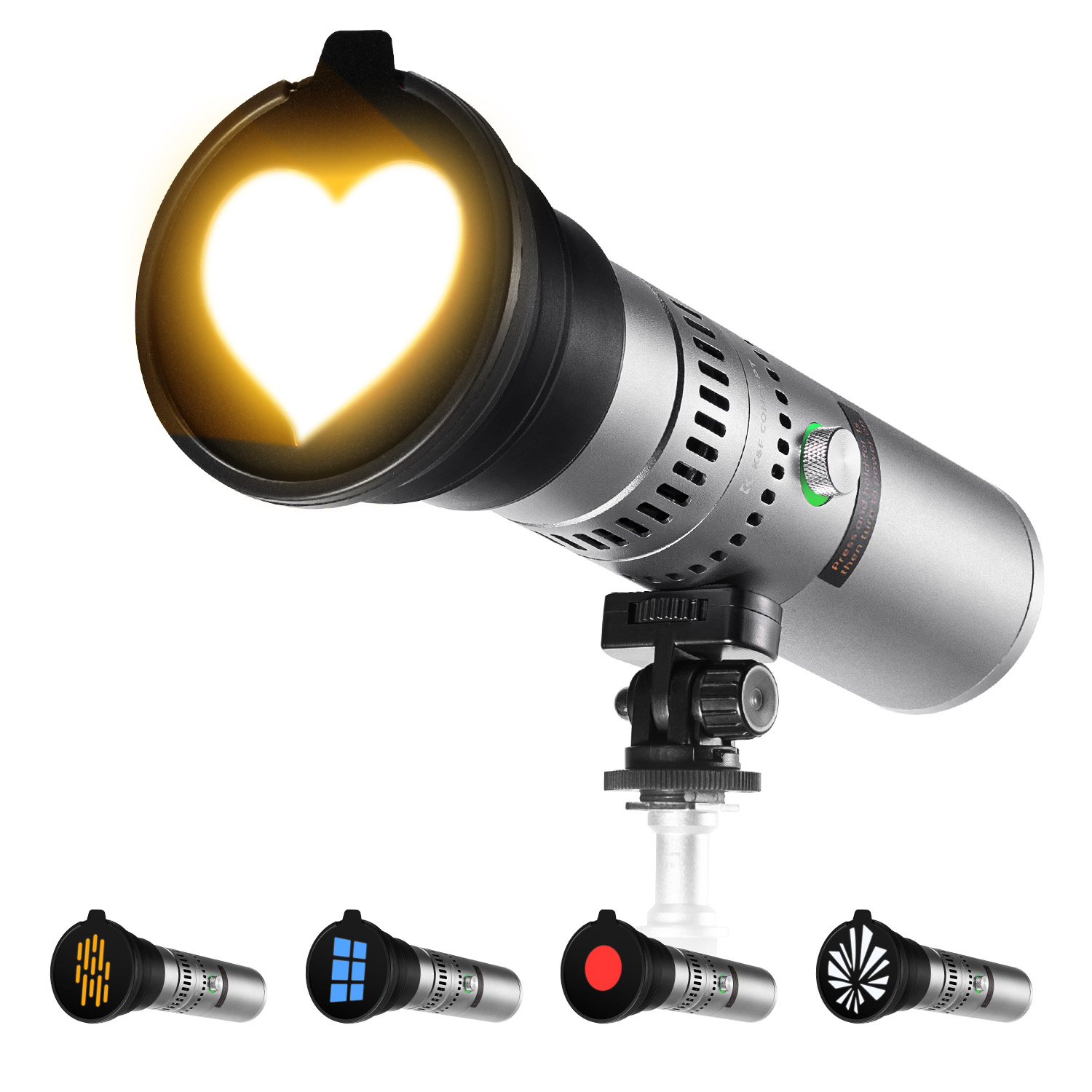 K&F CONCEPT SP25C RGB LED-vide - Photography Umbrella Lights recensie en prijs