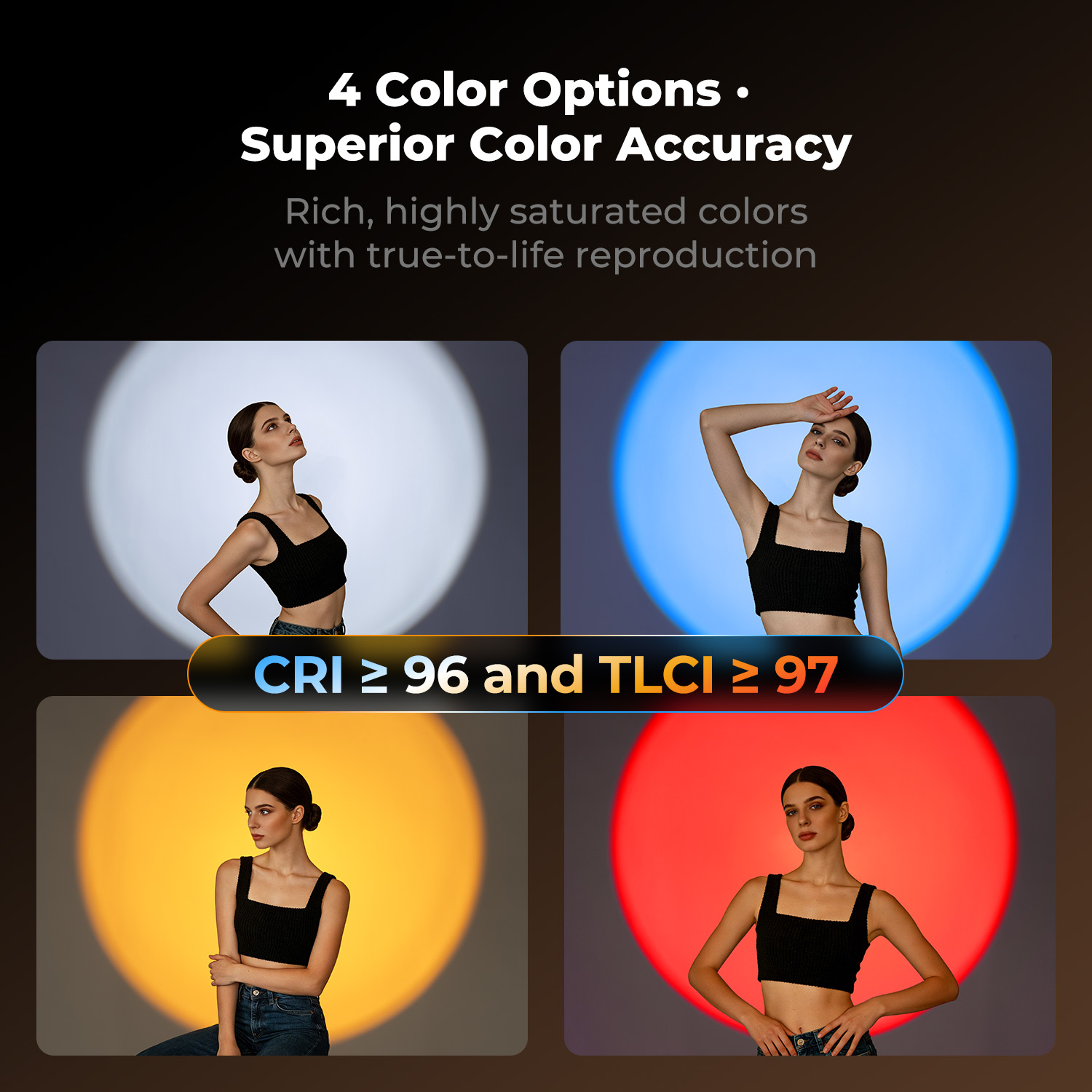 K&F CONCEPT SP25C RGB LED-vide - Photography Umbrella Lights recensie en prijs