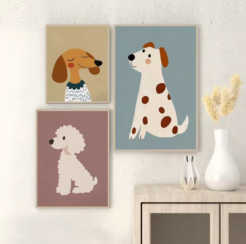 Kleurrijke Cartoon Hond Illust - Photography Types recensie en prijs