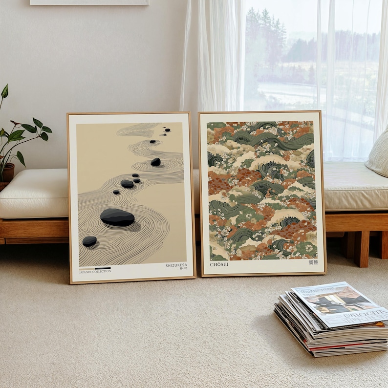 2 stuks Japandi Zen canvas kun - Photography Types recensie en prijs