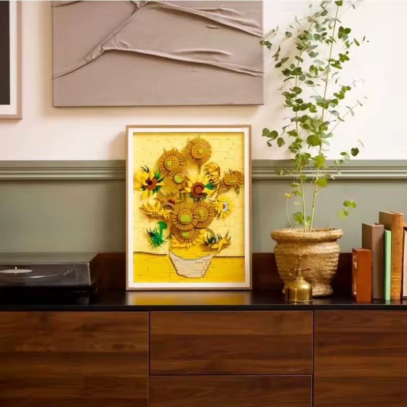Nieuw MOC 3D zonnebloem schild - Photography Architecture recensie en prijs