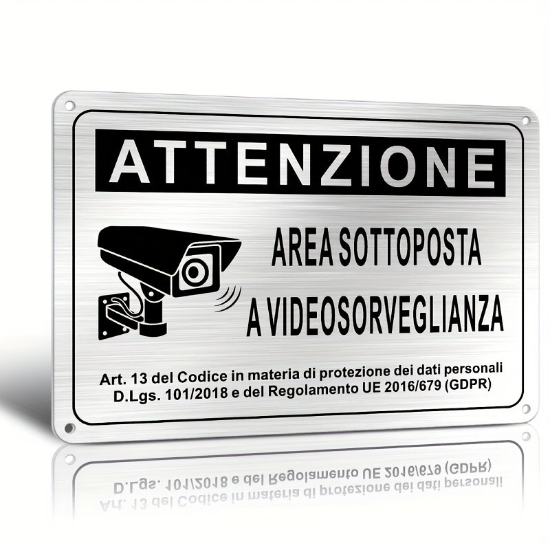 Italiaans veiligheidsbord 20X3 - Photography Videography recensie en prijs