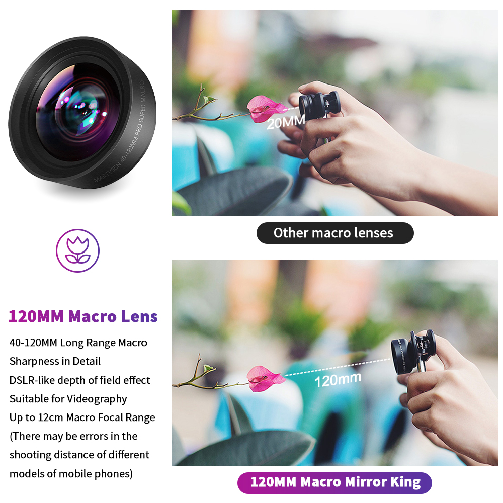 MARTVSEN 120MM Macrolens, Prof - Photography Kit Samsung S26 Ultra recensie en prijs