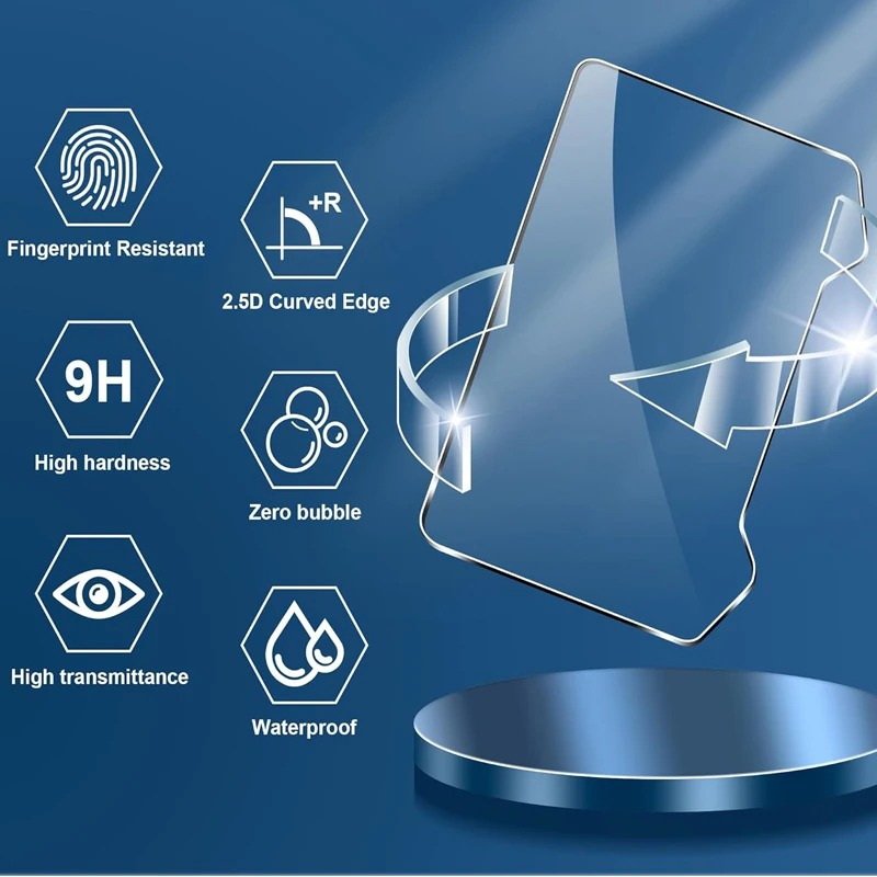 9H gehard glazen scherm- en le - Lens Cleaning Kit recensie en prijs